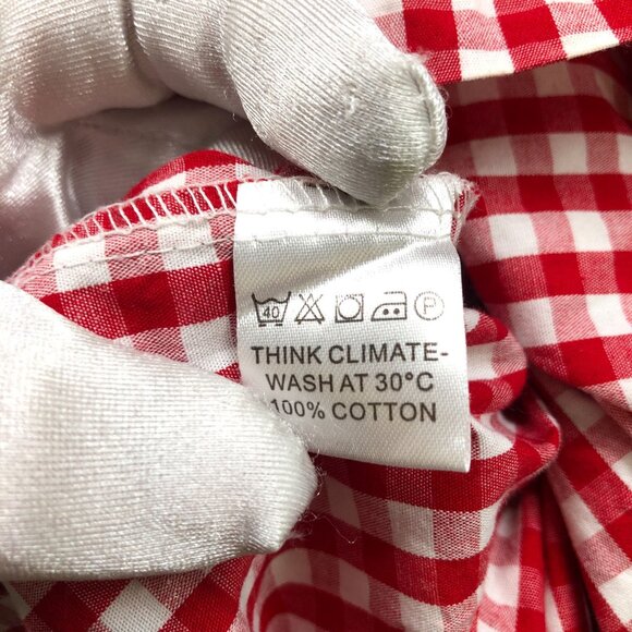 Powell Craft Girls 2T-3T Alphabet Dress Sleeveless Collared Ruffle Retro - Picture 6 of 9